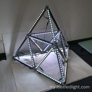 Madrix DMX Triangle RGB ဒီဂျစ်တယ်ဘားအလင်း